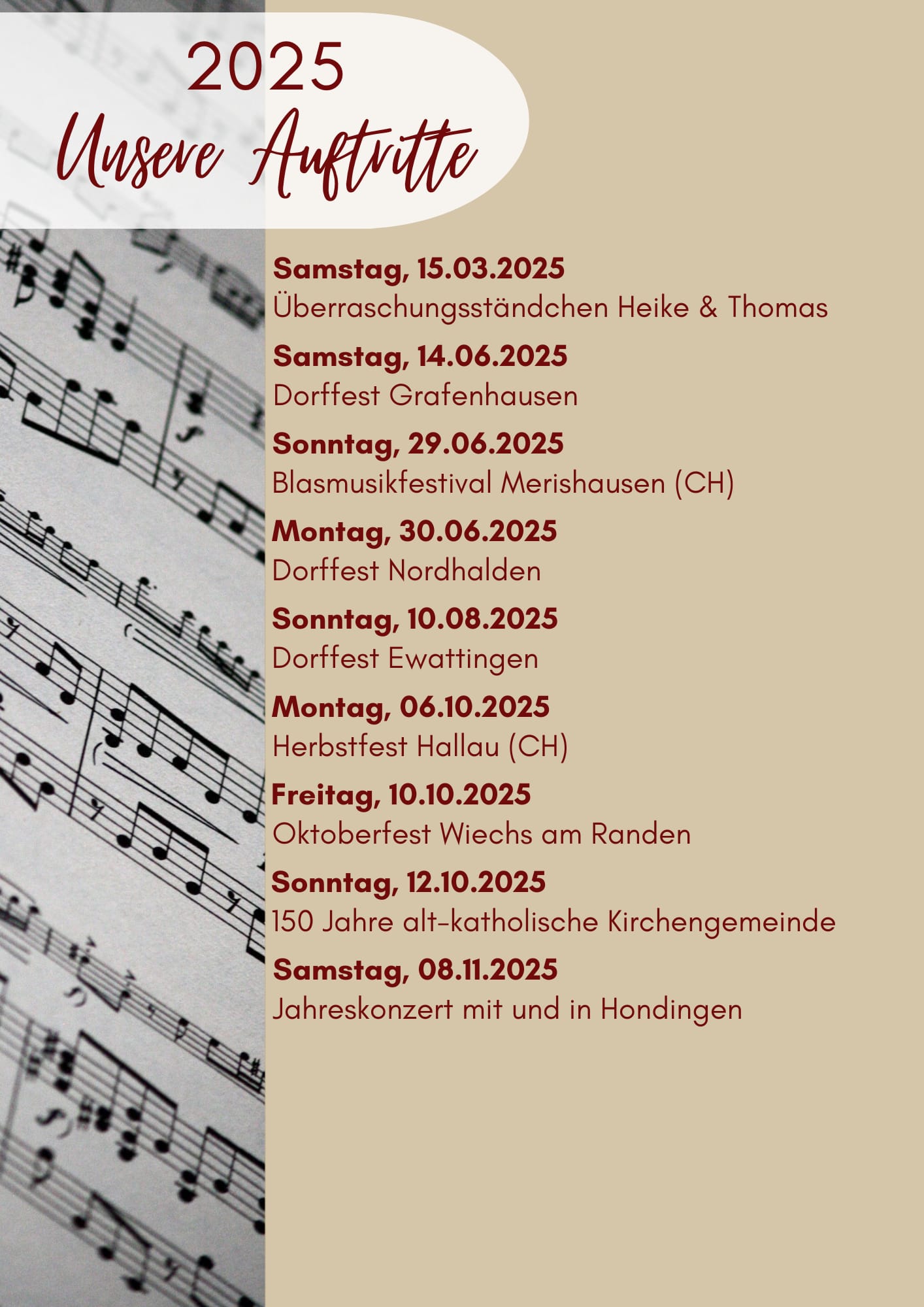 MVR Termine im Oktober und November 2025